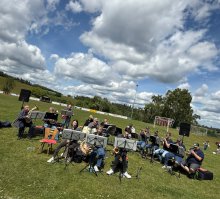 Der Lauensteiner Musikverein begeistert die Gäste